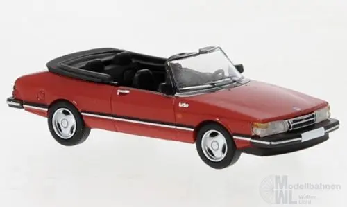 PCX-Models 870669 - Saab 900 Cabriolet rot 1986 H0 1:87