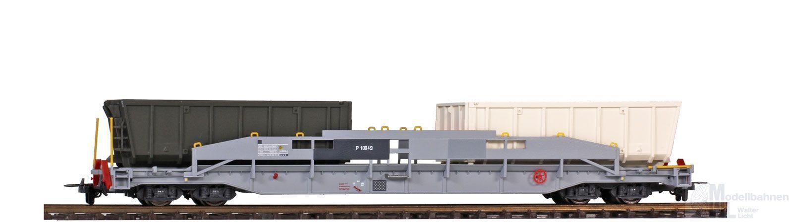 Bemo 2290199 - Tragwagen RhB Ep.VI P 10049 Schlackemulden H0m