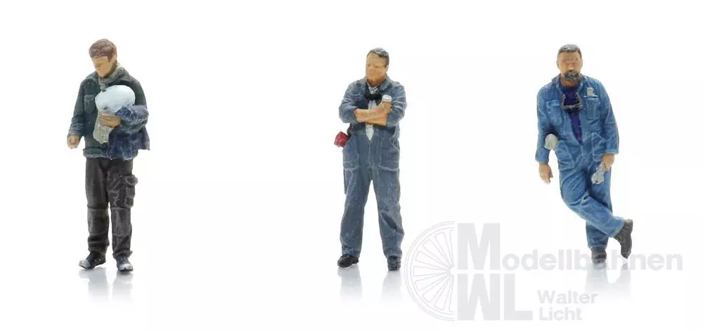 ARTITEC b.v. 5870085 - Stahlarbeiter - Arbeitstreffen (3x) H0 1:87
