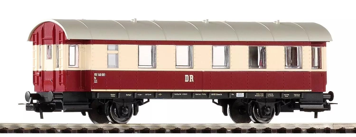Piko 57633 - Personenwagen DR Ep.III Bp rot/elfenbein H0/GL