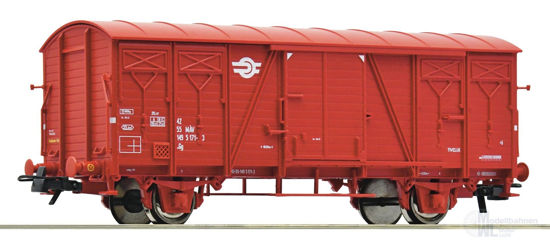 Roco 6600097 - Güterwagen ged. MAV Ep.IV H0/GL Roco 6600097 - Güterwagen ged. MAV Ep.IV H0/GL