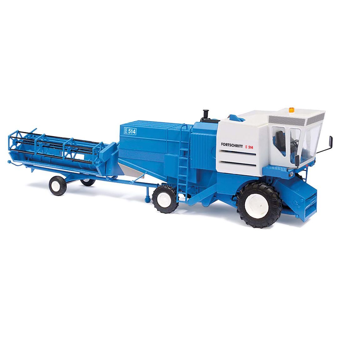 Busch 40183 - Mähdrescher Fortschritt blau/ H0 1:87