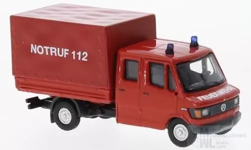 Brekina 36954 - Mercedes L 307 D Doka 1988 Feuerwehr H0 1:87