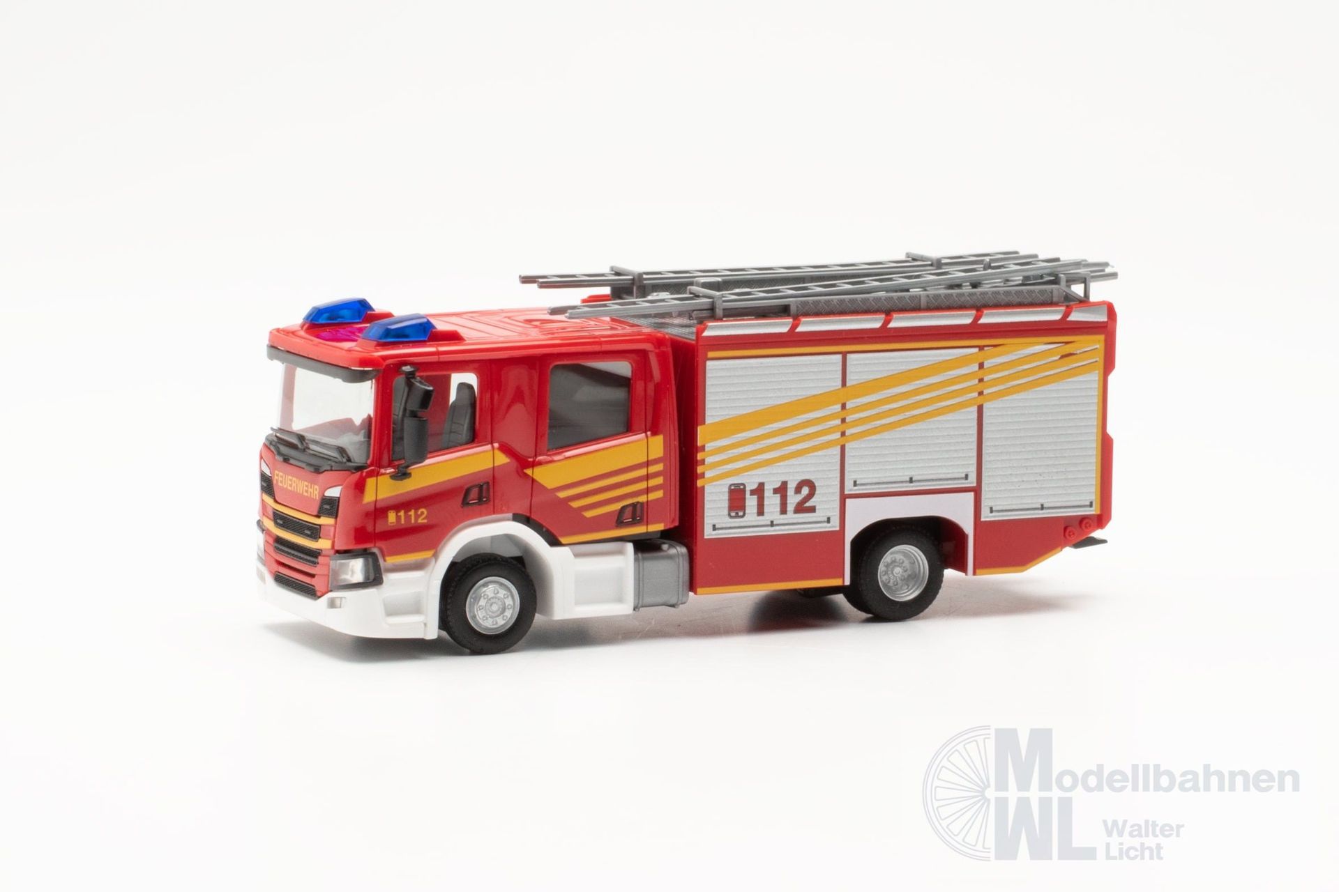 Herpa 097505 - Scania CP Crewcab Löschfahrzeug Feuerwehr H0 1:87
