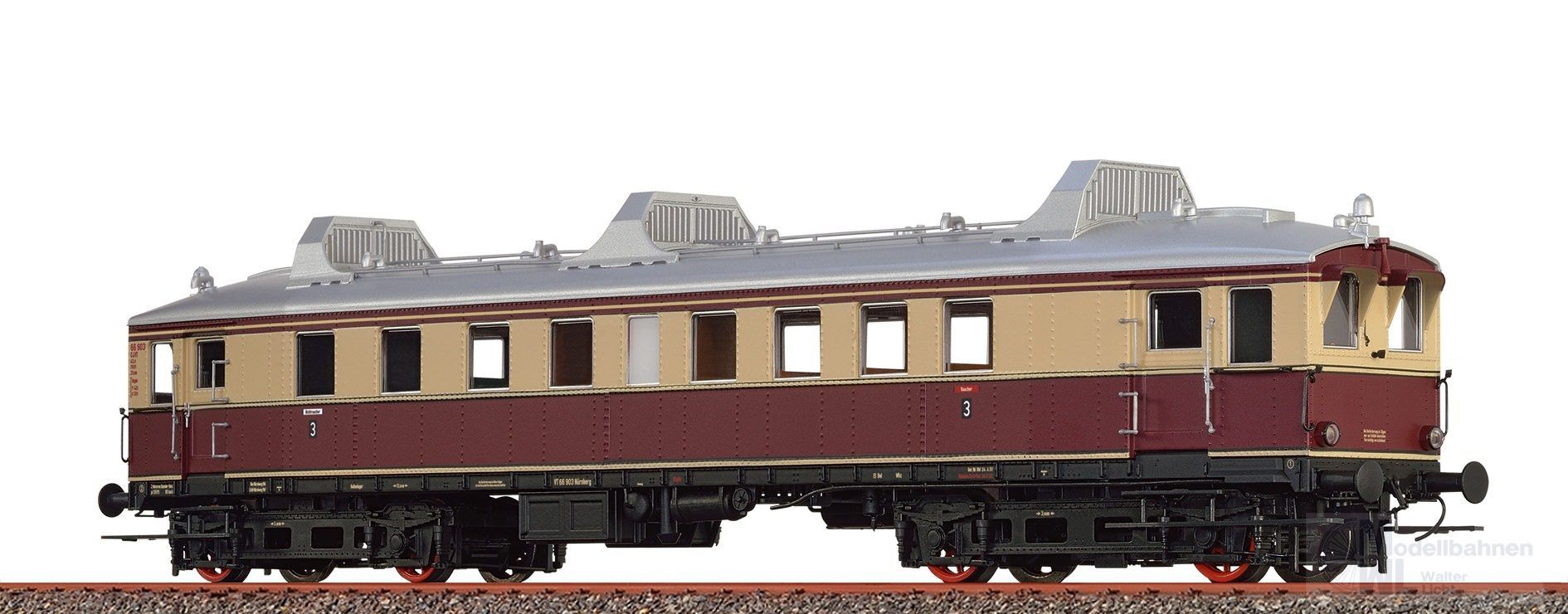 Brawa 44440 - Triebwagen VT 66.9 DB Ep.III H0/GL Basic+