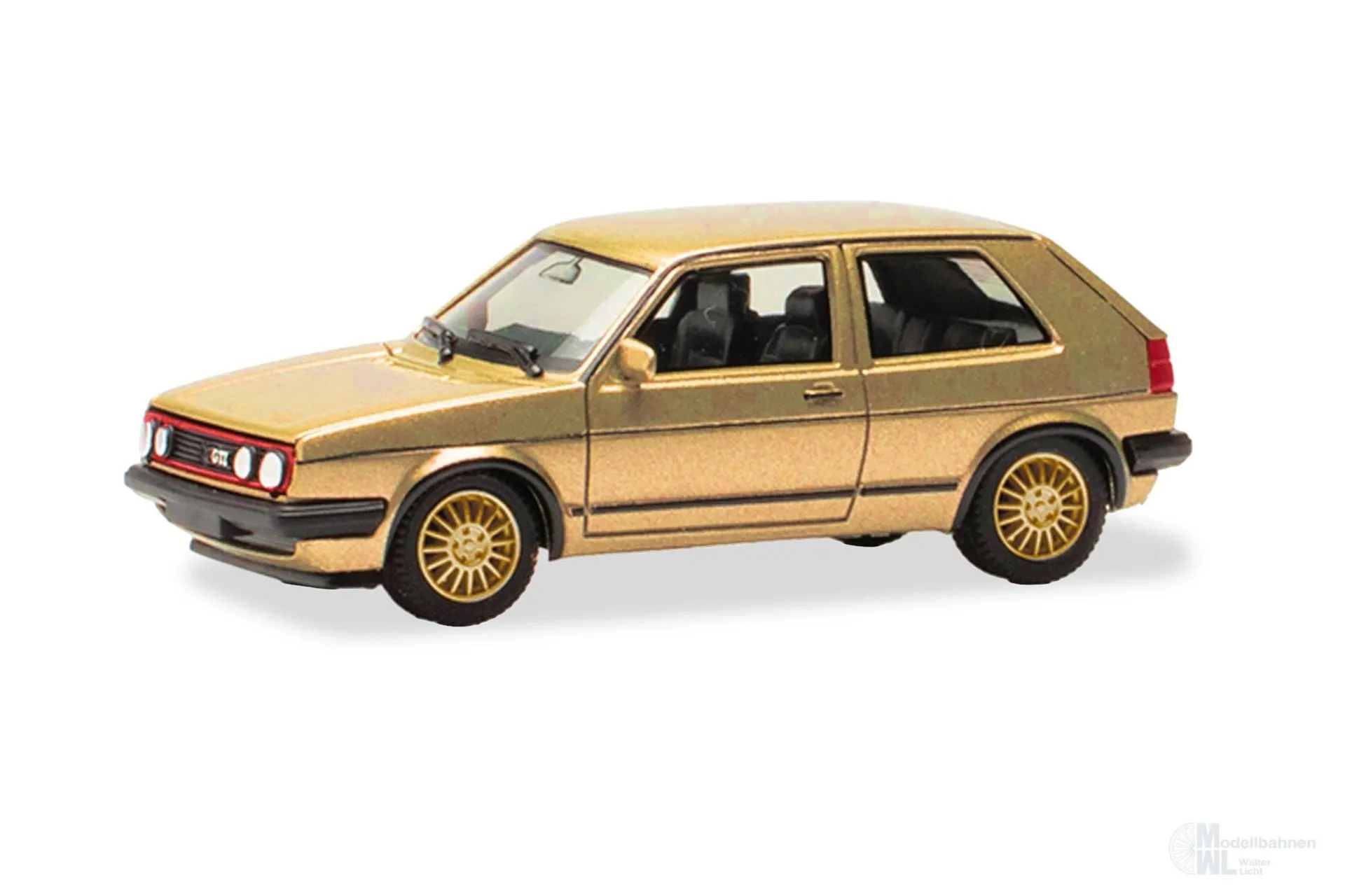 Herpa 430838-006 - VW Golf II GTI  goldmetallic H0 1:87