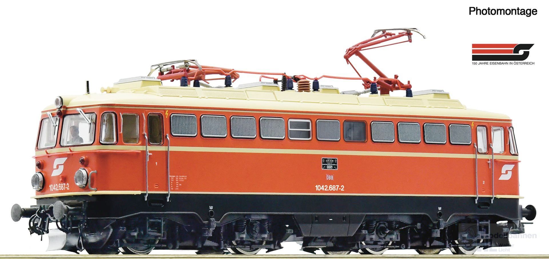 Roco 7510201 - E-Lok Rh 1042 ÖBB Ep.IV H0/GL Sound