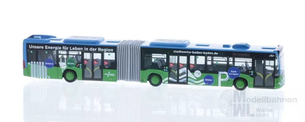 Rietze 73698 - Mercedes-Benz Citaro G ´15 Stadtwerke Baden-Baden H0 1:87