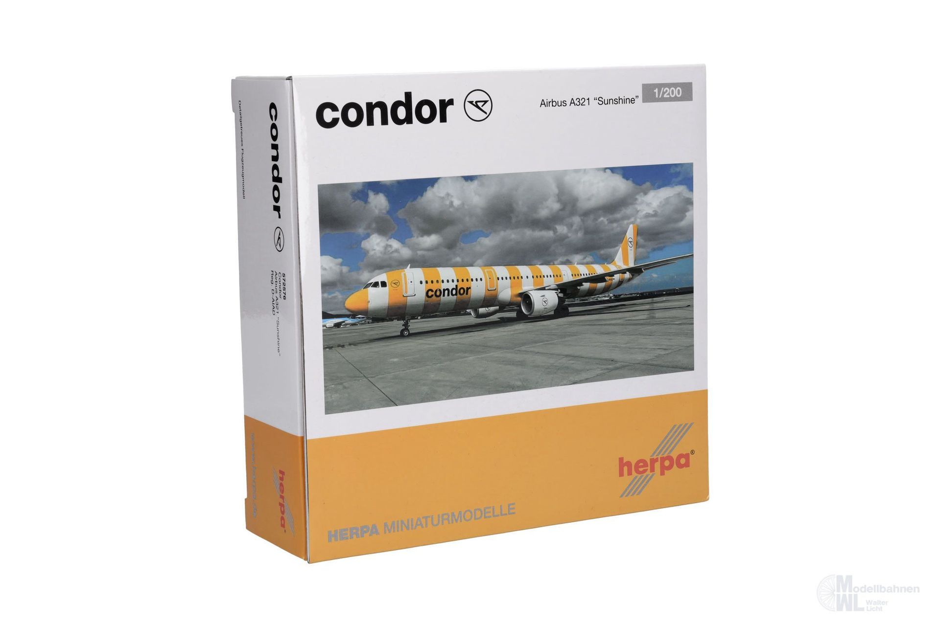 Herpa 572576 - Airbus A321 Condor - Sunshine 1:200