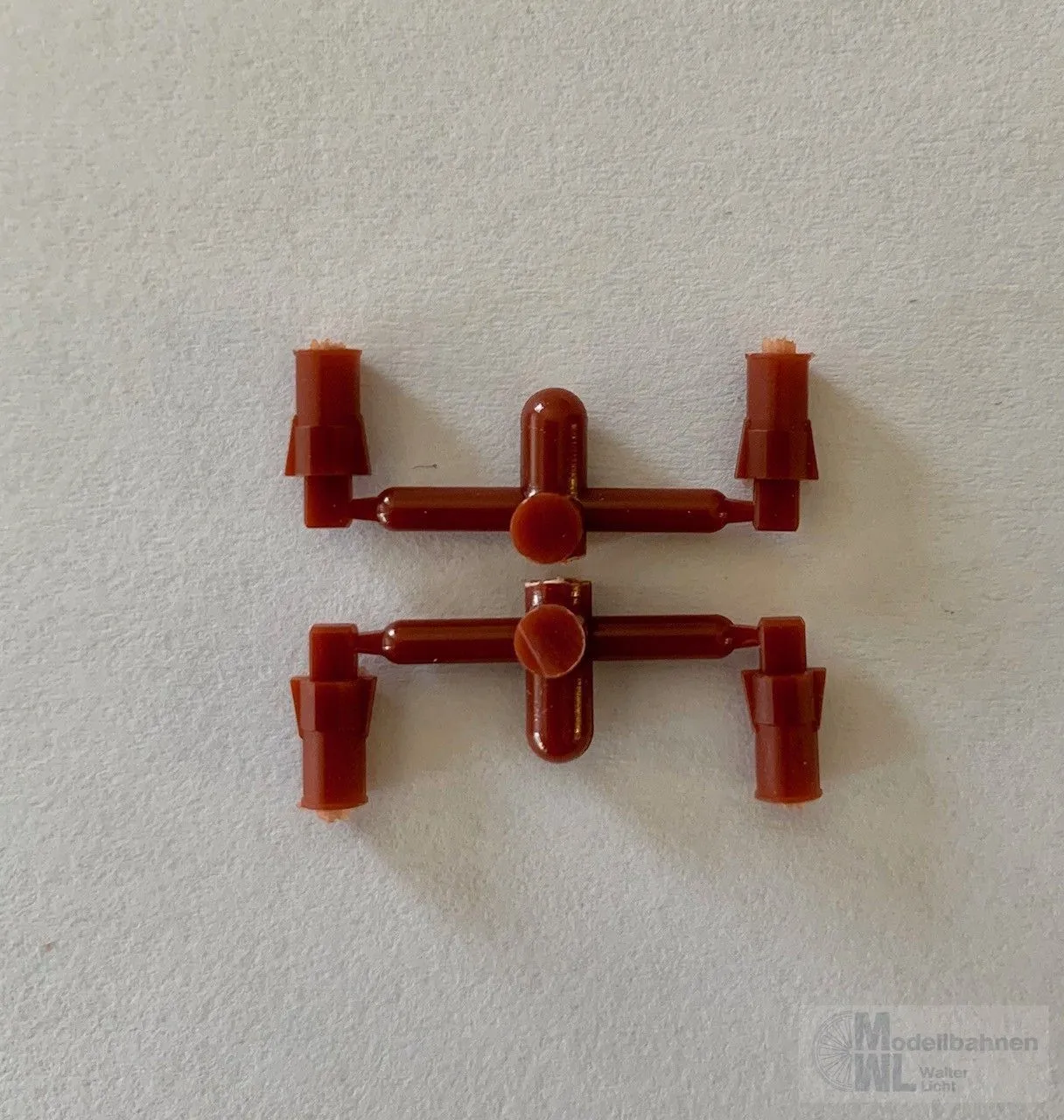 Sudexpress SUD3221 - Handbremsräder 4 Stück braun H0 1:87