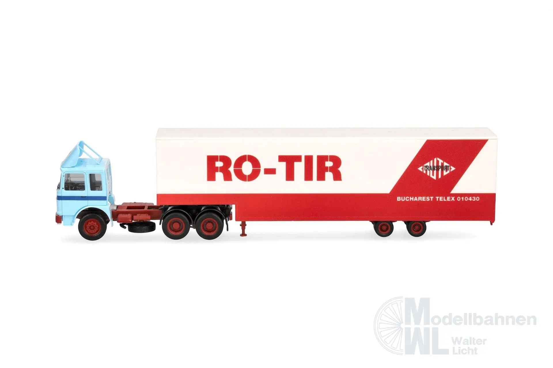 Herpa 320696 - Roman Diesel 6x4 JumboKoffer Sattelzug Ro-TIR H0 1:87