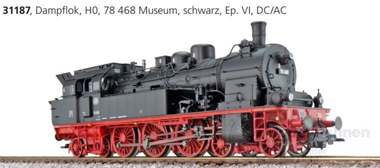 ESU 31184 - Dampflok BR 78 468 DB Ep.VI Museum H0/GL/WS
