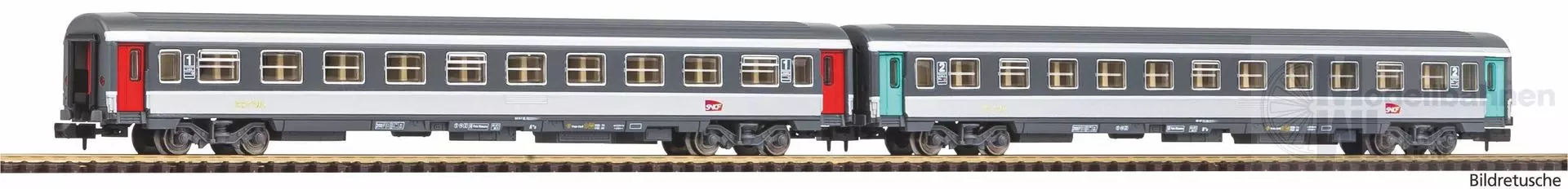 Piko 94507 - Abteilwagen Set SNCF Ep.VI 1.Kl./2.Kl. N 1:160
