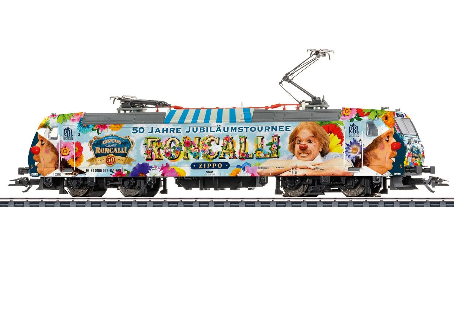 Märklin 36659 - E-Lok BR 185.1 Roncalli RAIL BAVARIA GmbH Ep.VI H0/WS Sound