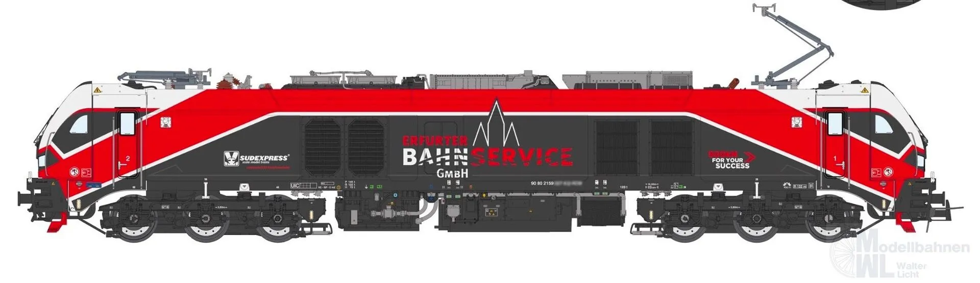 Sudexpress N1594511 - Zweikraftlok BR 159 451-4 EuroDual Erfurter Bahnservice Ep.VI N 1:160