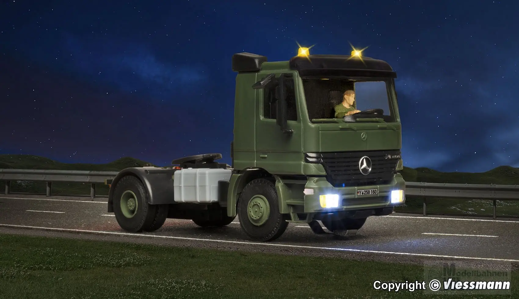 Viessmann 8160 - CarMotion Mercedes-Benz Actros Sattelschlepper H0 1:87