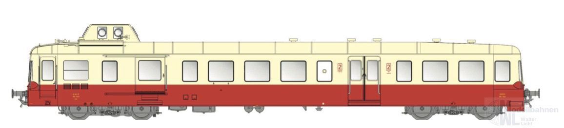 LS Models 10118 - Triebwagen X3800 (3801) SNCF Ep.IV H0/GL
