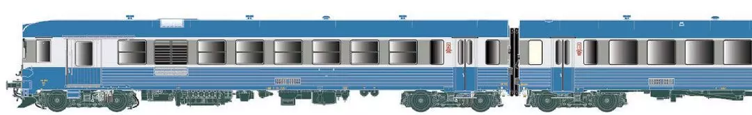 LS Models 11027 - Triebzug X 4900 SNCF Ep.IV 2.tlg. H0/GL