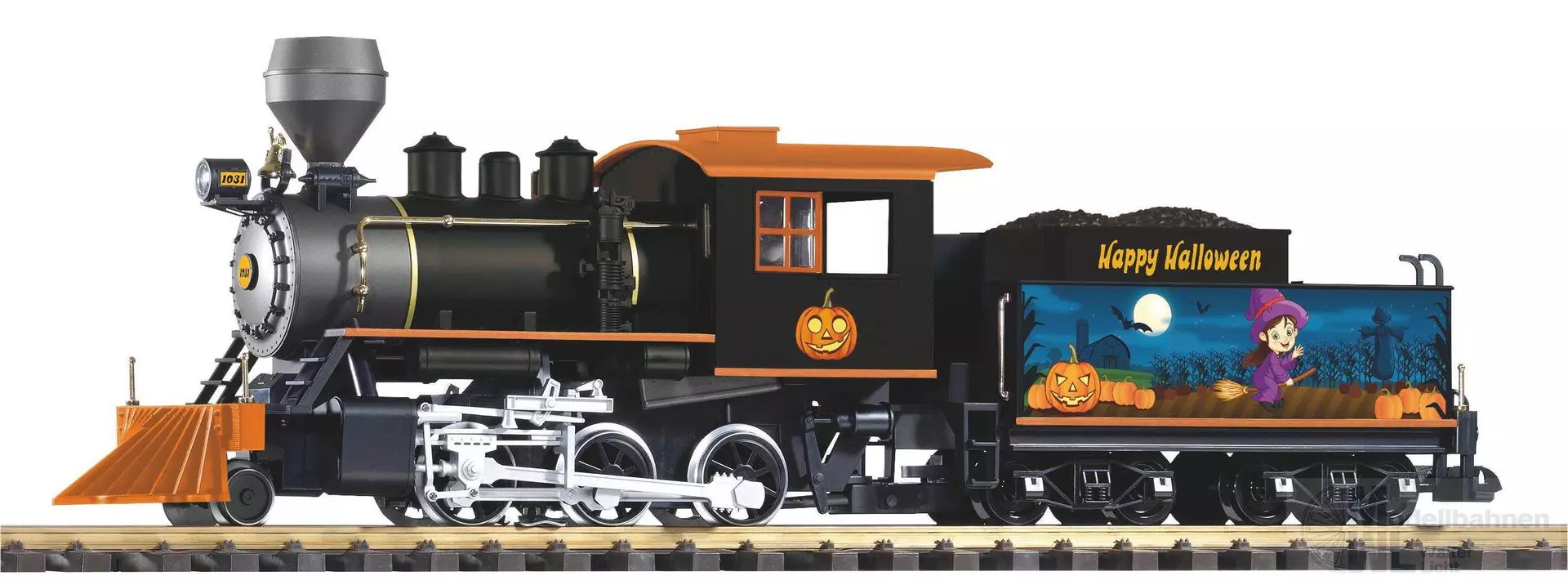 Piko 38262 - US Dampflok Mini-Mogul + Tender Halloween Spur G 1:22,5 Sound&Dampf