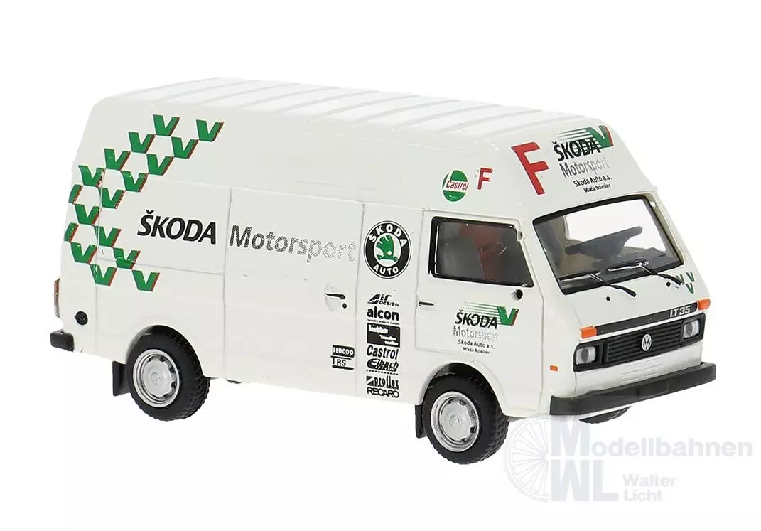 Brekina 34957 - VW LT 35 von Skoda-Motorsport H0 1:87