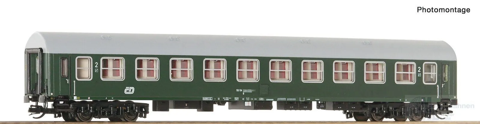 Roco 6280068 - Schnellzugwagen CD Ep.V 2.Kl. Y/B 70 1.Betr.Nr. TT 1:120
