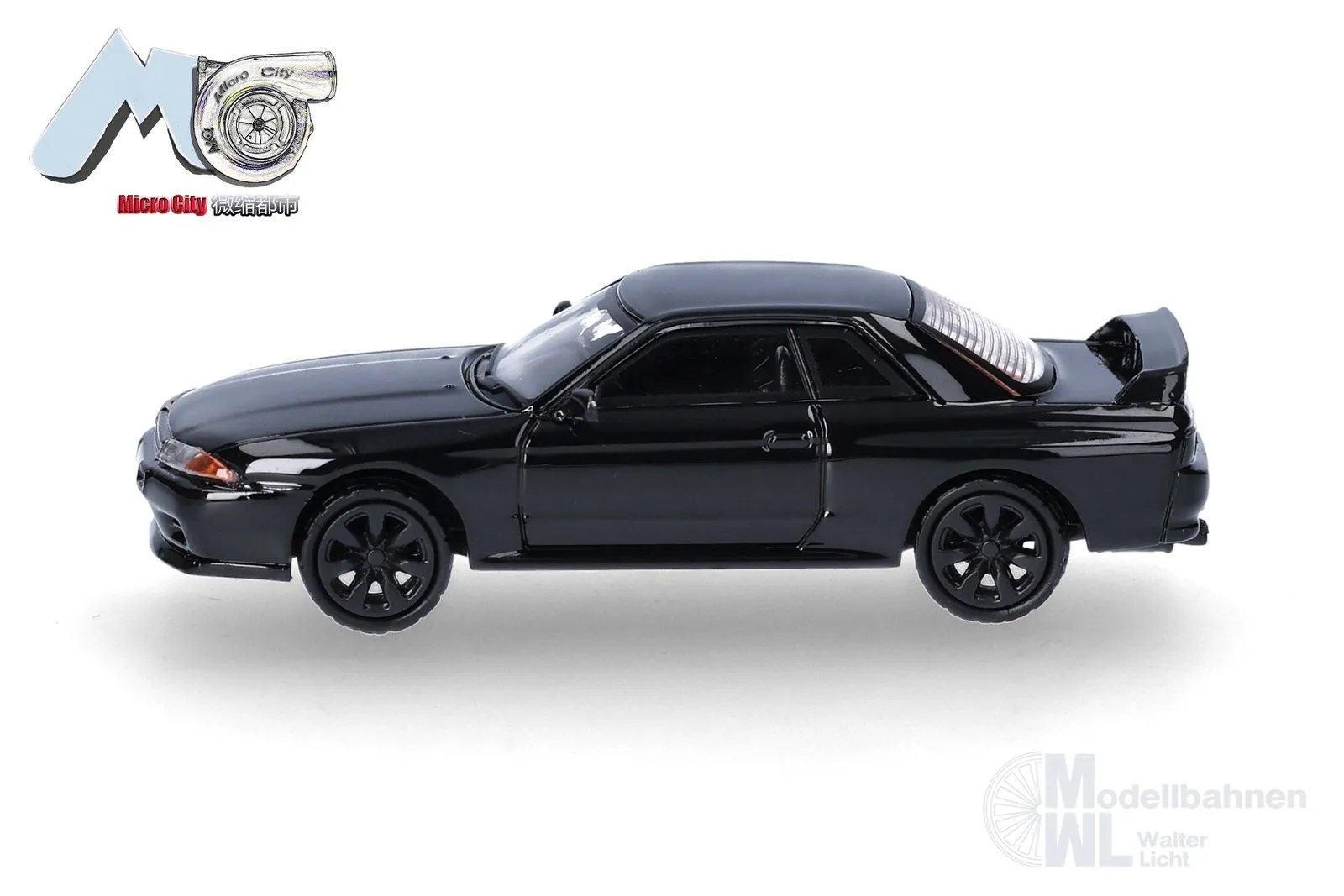 Herpa 87MC000091 - Nissan Skyline GTR32 schwarz H0 1:87