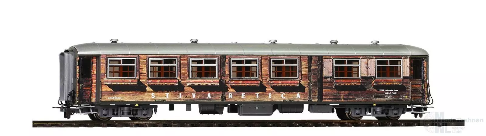 Bemo 3262171 - Speisewagen RhB Ep.VI WR-S 3821 STIVA RETIVA H0m