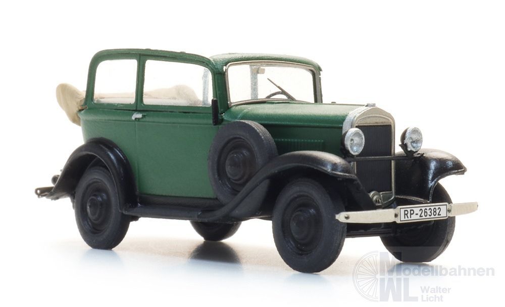 ARTITEC b.v. 387.644 - Opel 1.2l Dach offen grün Fertigmodell H0 1:87 ARTITEC b.v. 387.644 - Opel 1.2l Dach offen grün Fertigmodell H0 1:87