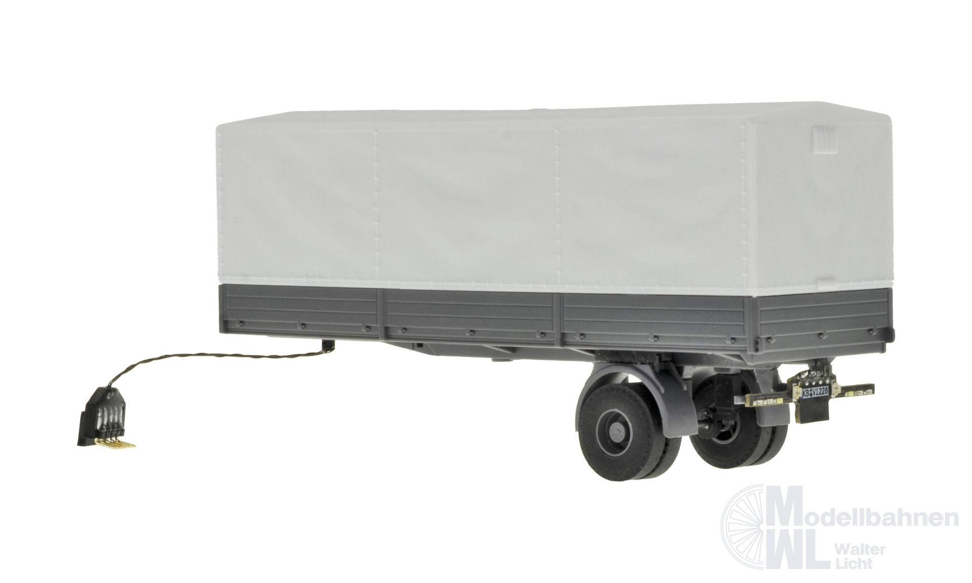 Viessmann 8228 - Planensattelauflieger 1-achsig H0 1:87