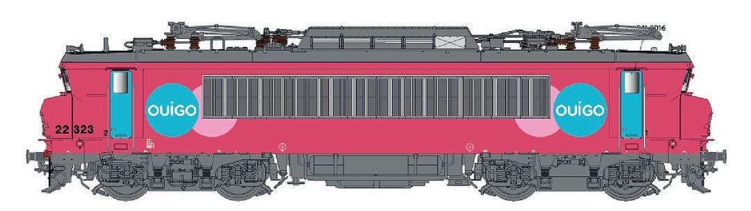 LS Models 11603 - E-Lok BB 22323 SNCF Ep.VI OUIGO H0/WS LS Models 11603 - E-Lok BB 22323 SNCF Ep.VI OUIGO H0/WS