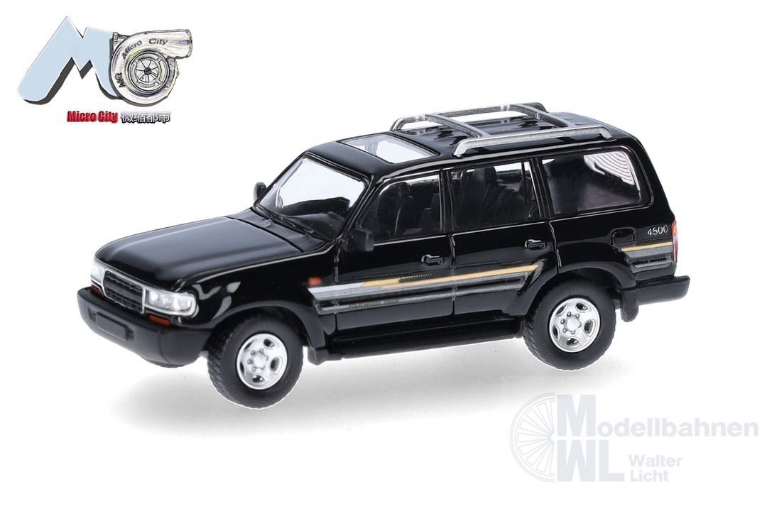 Herpa 87MC000124 - Toyota Landcruiser 80, schwarz (black) H0 1:87