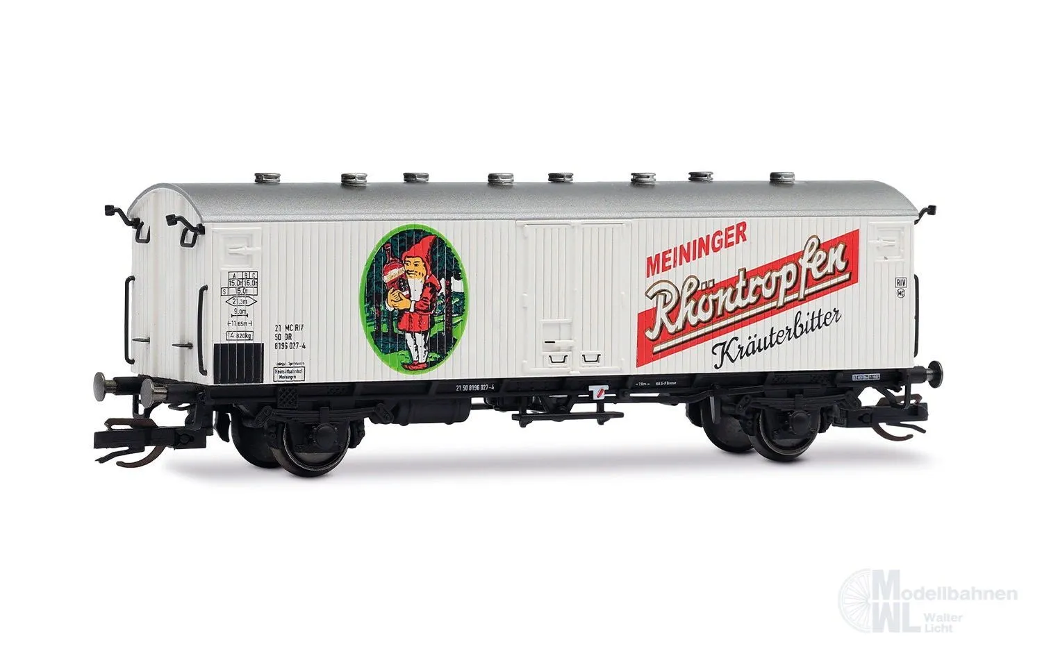 Arnold 9778 - Fährbootwagen DR Ep.IV Rhöntropfen TT 1:120