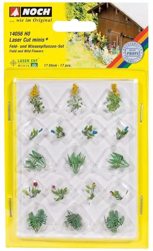 Noch 14056 - Feld- und Wiesenpflanzen 17 Pflanzen H0 1:87