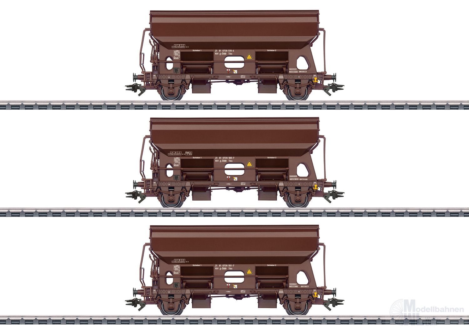 Märklin 46334 - Schwenkdachwagen Set ÖBB Ep.VI 3.tlg. H0/WS