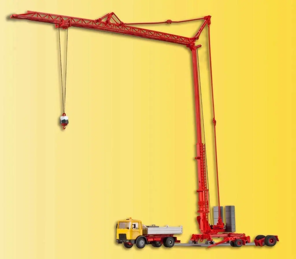 Kibri 13025 - MAN Kipppritsche und LIEBHERR SK 20 Schnelleinsatzkran H0 1:87