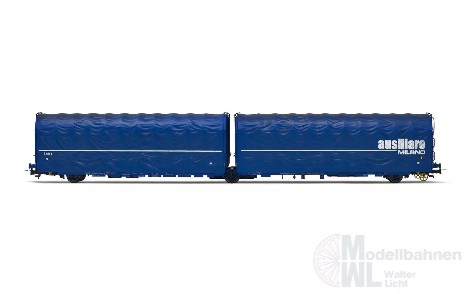 Rivarossi 6600 - Schiebeplanenwagen FS Ep.IV/V AUSILIARE MILANO H0/GL