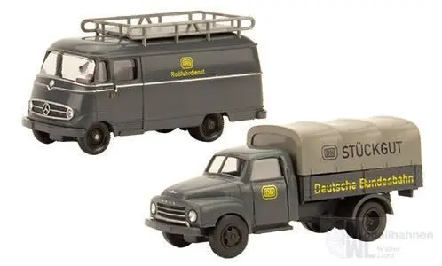 Wiking 251264 - Set Edition Deutsche Bundesbahn Nr. 4 Rollfuhrdienst / Stückgut H0 1:87