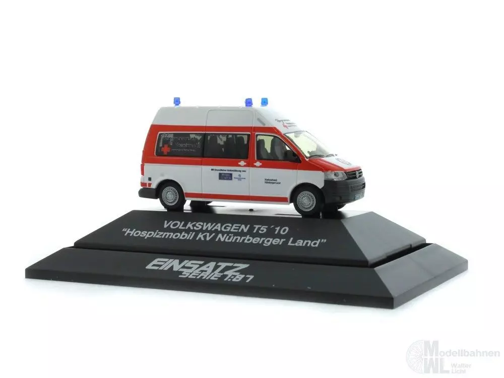 Rietze 53632 - Volkswagen T5 ´10 BRK - Hospizmobil KV Nürnberger Land H0 1:87