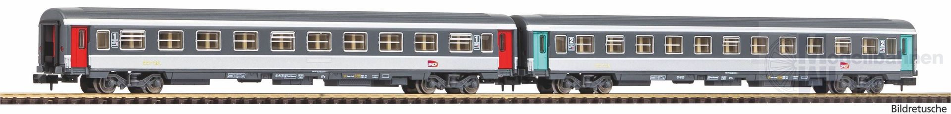 Piko 94507 - Abteilwagen Set SNCF Ep.VI 1.Kl./2.Kl. N 1:160
