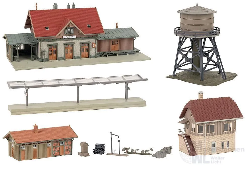 Faller 239011 - Aktions-Set Bahnhof Feldsee N 1:160