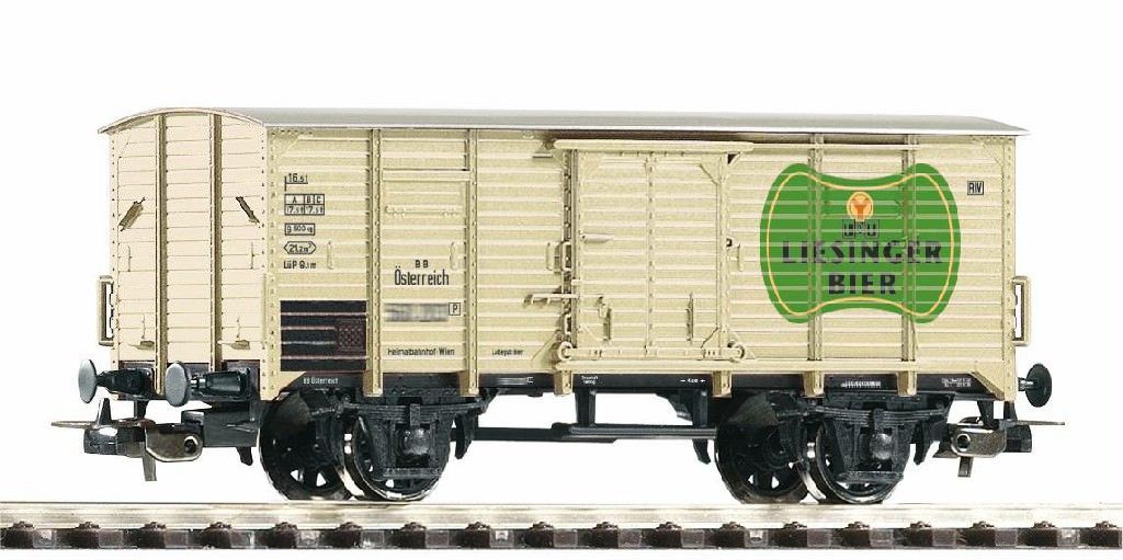 Piko 54489 - Güterwagen gede. ÖBB Eop.III Liesinger Bier H0/GL Piko 54489 - Güterwagen gede. ÖBB Eop.III Liesinger Bier H0/GL