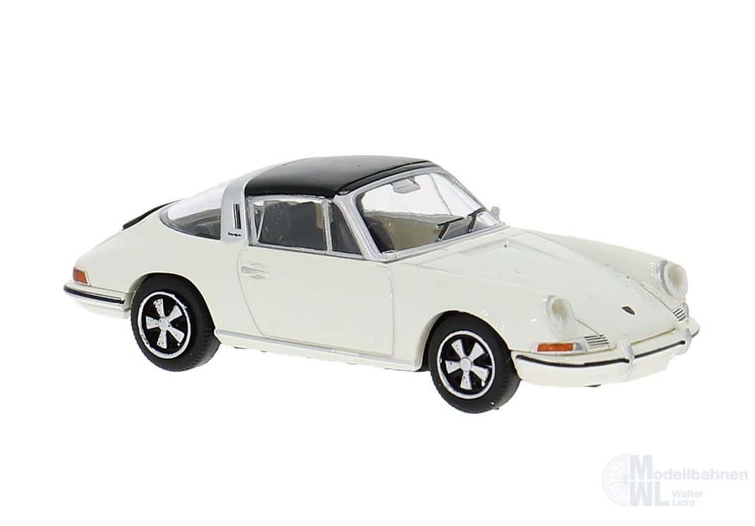 Brekina 16271 - Porsche 911 targa weiß H0 1:87