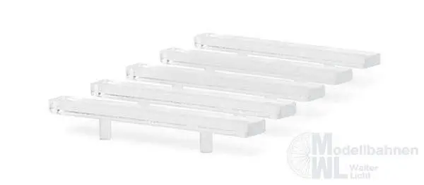 Rietze 70257 - LED Balken RTW transparent 5 Stück H0 1:87