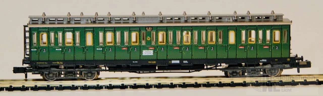 Fleischmann 8085 - FLEISCHMANN - Abteilwagen DRG Ep.II 2.Kl. B4 Pr04 N 1:160