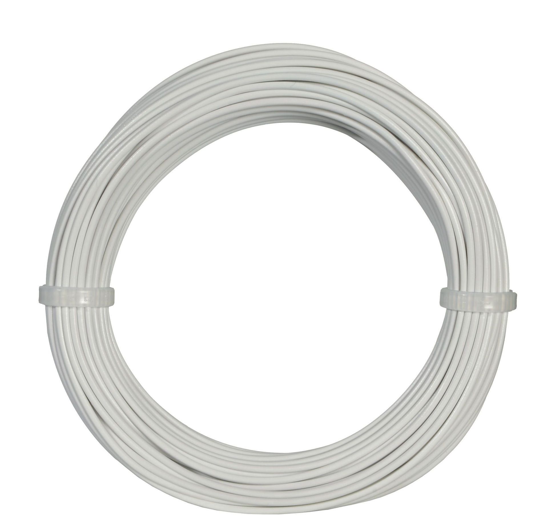 Viessmann 6862 - Kabelring 0,14mm weiß 10 Meter
