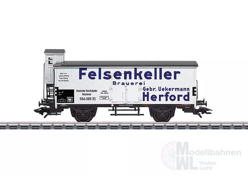 Märklin 46806 - MÄRKLIN - Bier-Kühlwagen DRG Ep.II Felsenkeller H0/WS