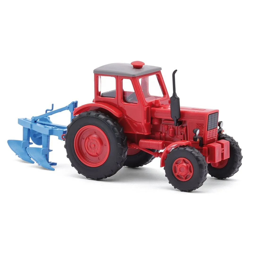 Busch 51361 - Belarus MTS-52 Zweischarrpflu H0 1:87