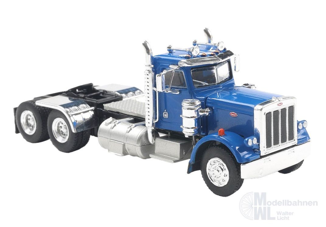 Brekina 85720 - Peterbilt 359 kurze Sattelzugmaschine blau H0 1:87