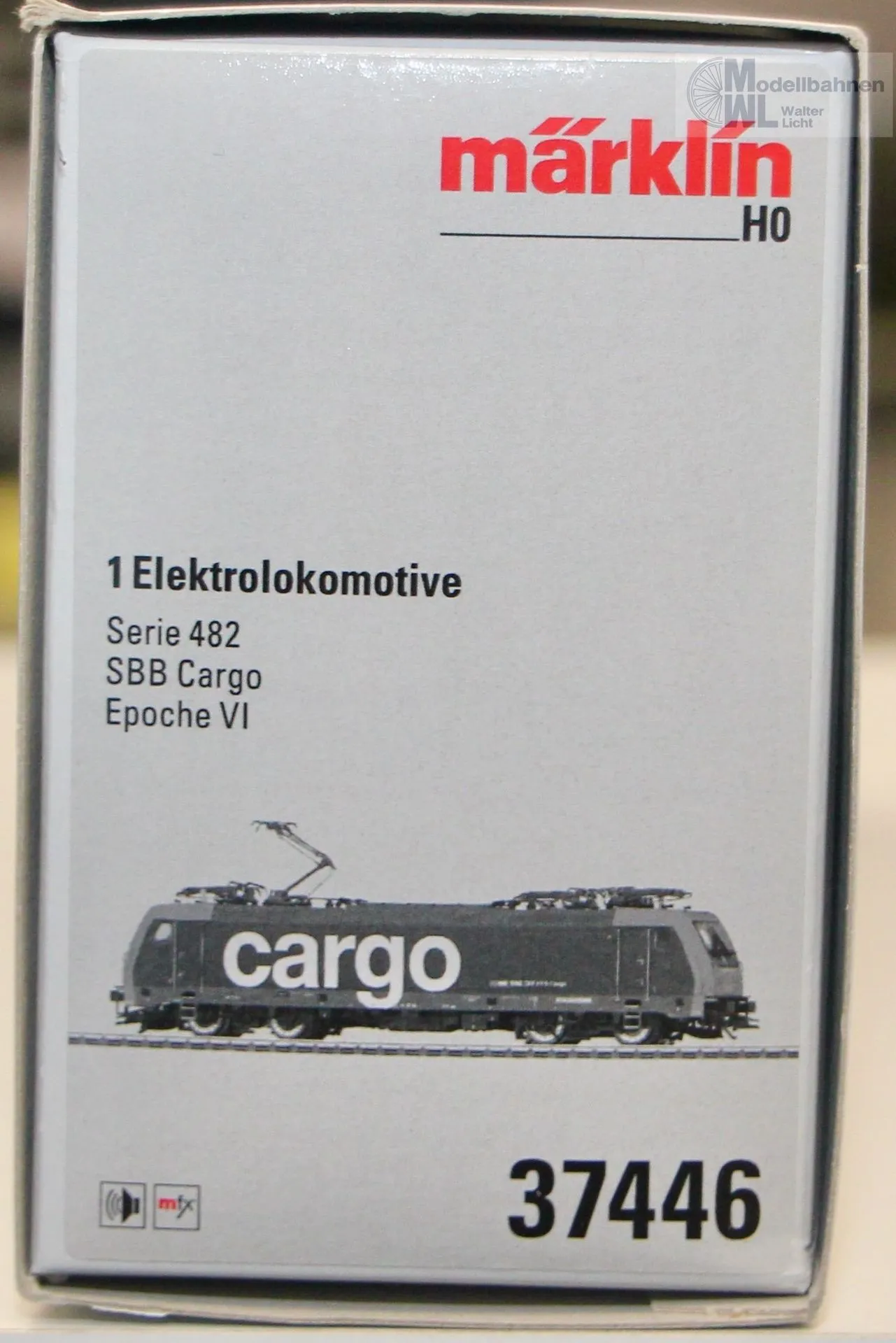 Märklin 37446 - MÄRKLIN - E-Lok Serie 482 SBB Ep.VI H0/WS Sound mfx