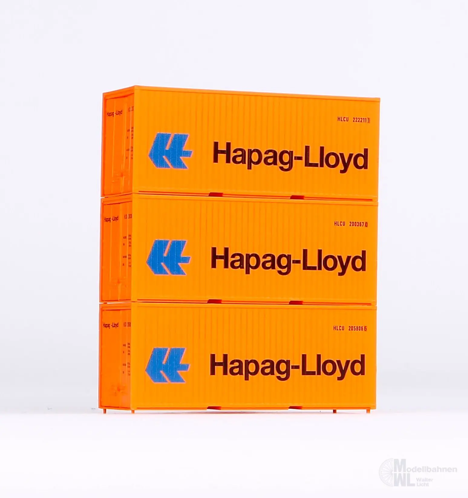 Piko 56202 - Containerset Hapag Lloyd 3 Stück H0 1:87